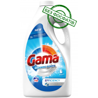 Гель для стирки Gama Cleaning Power от неприятных запахов и сильных загрязнений, 4.95 л (110 стирок)